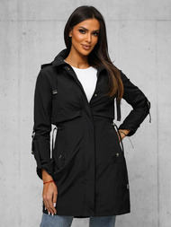 Kurtka damska przejściowa czarna OZONEE JS/16M9233/392