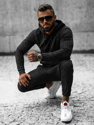 Спортивний костюм чоловічій Чорний OZONEE O/D7263/9102