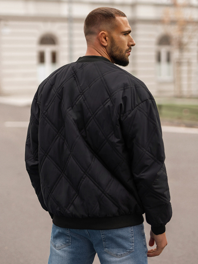 Куртка чоловіча чорна OZONEE JS/84M3020/392Z