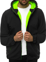 Куртка softshell чоловіча Чорна OZONEE JS/KS2182