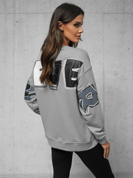 Толстовка сірий OZONEE O/SWE23034Z