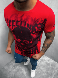 Футболка чоловіча Червона OZONEE MECH/2074TZ