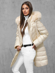 Куртка жіноча екрю OZONEE JS/5M3162/254