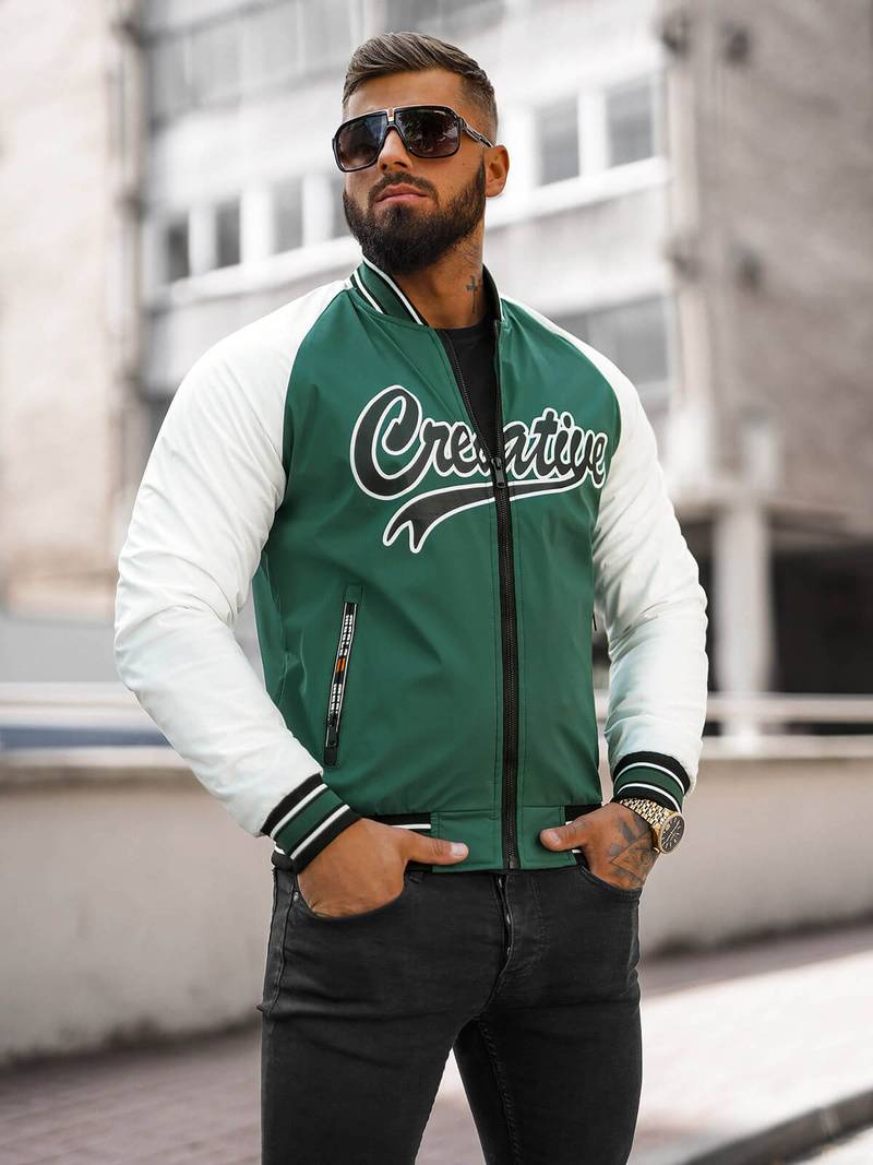 Куртка чоловіча Зелена OZONEE JS/84M3011/238Z