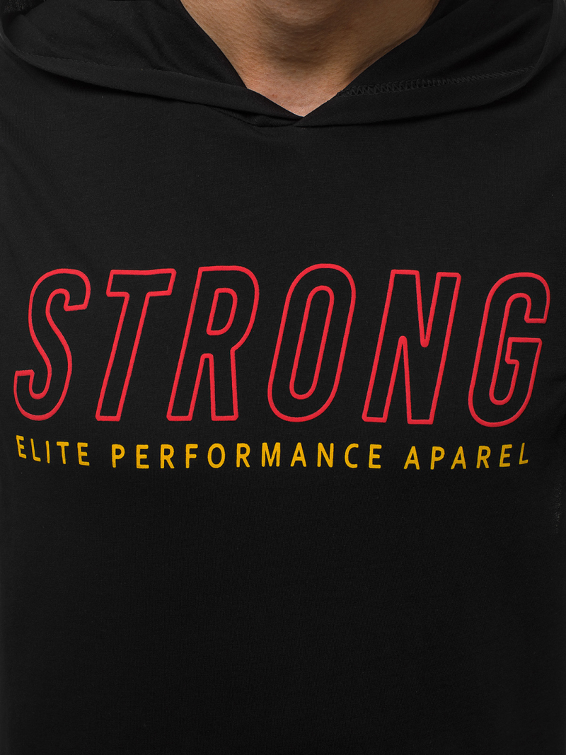 Майка чоловіча Чорна OZONEE MAD/2992Z