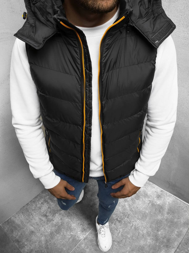 Безрукавка чоловіча Чорна OZONEE N/6875/1