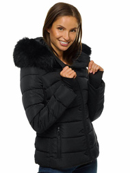 Куртка жіноча Чорна OZONEE O/DK066/1