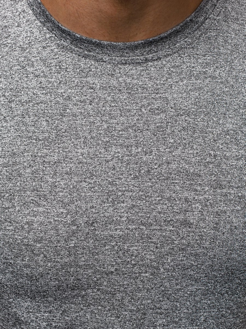 T-Shirt męski ciemno-szary OZONEE JS/S01Z