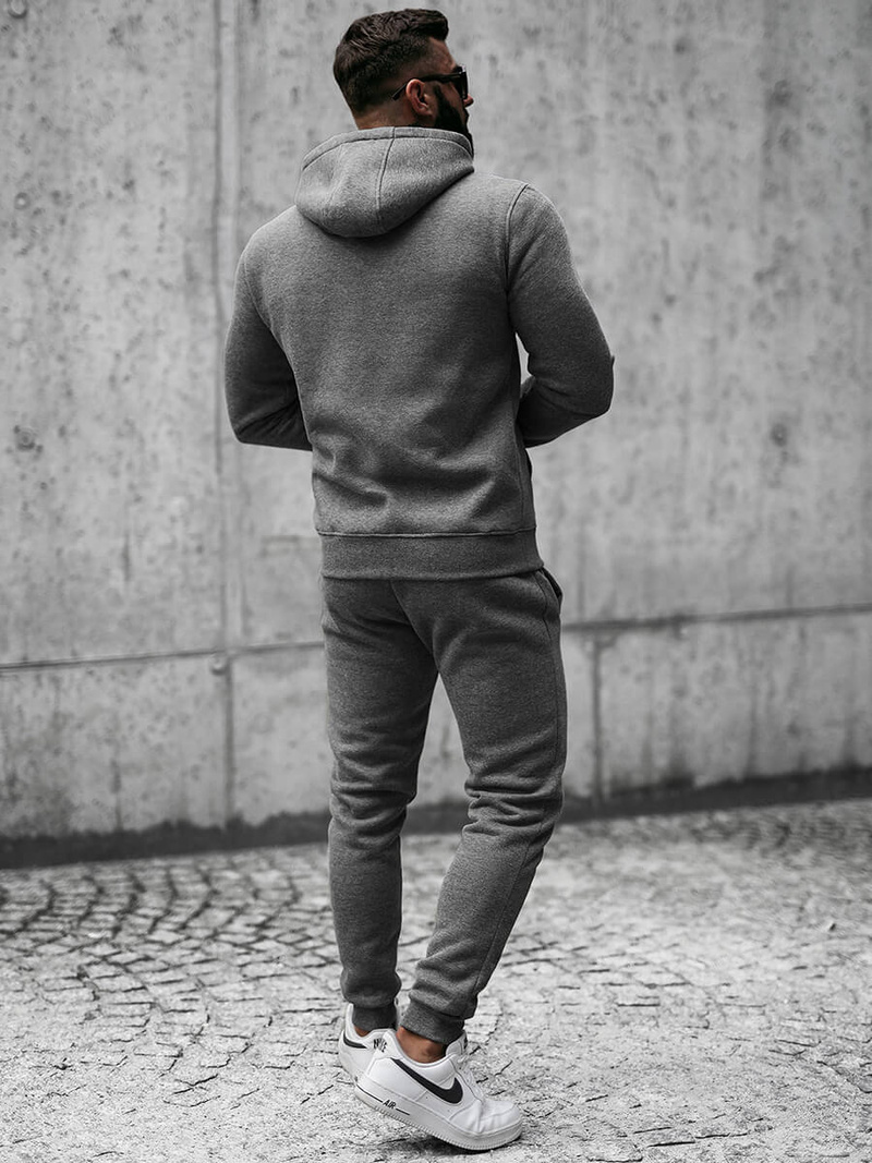 Спортивний костюм чоловічій Графітовий OZONEE JS/XW2008