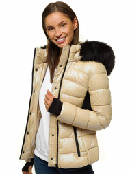 Куртка жіноча Бежева OZONEE O/DK066/70