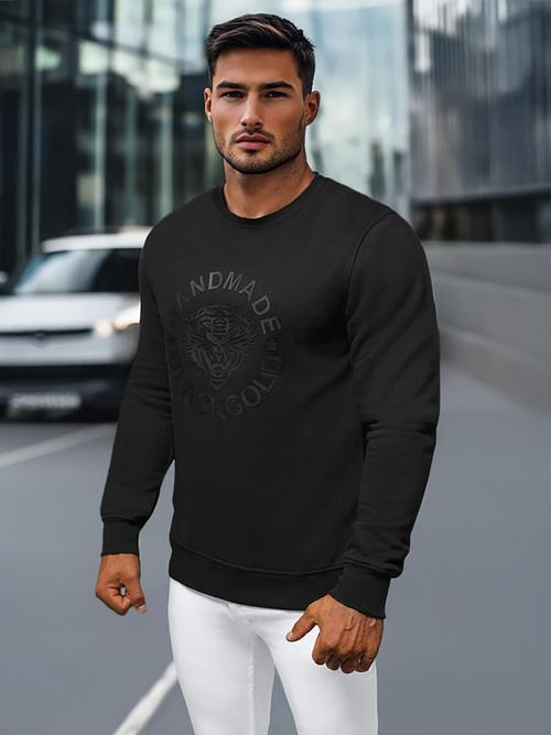 Bluza męska czarna OZONEE NB/MF2008Z