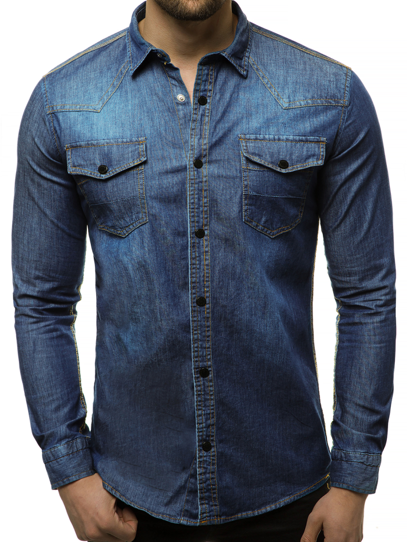 Сорочка чоловіча Сапфірова OZONEE R/3053