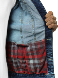 Kurtka męska jeans niebieska OZONEE BN/6076