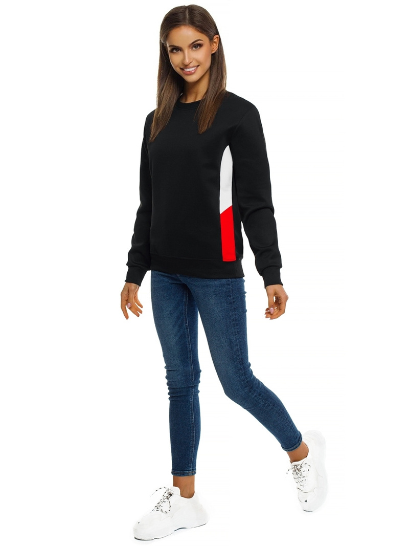 Bluza damska czarna OZONEE JS/JK88126/3Z