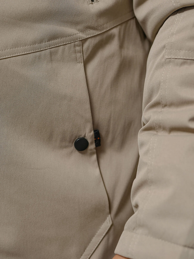 Kurtka zimowa męska beżowa OZONEE JS/22M315/62