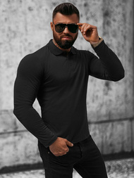 Longsleeve męski czarny OZONEE O/B263