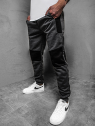 Spodnie dresowe męskie grafitowe OZONEE JS/JZ11015Z