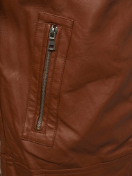 Куртка шкіряна чоловіча Гiрчична OZONEE YD/BF59359Z