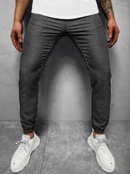 Spodnie męskie chino joggery grafitowe OZONEE DJ/5255/21