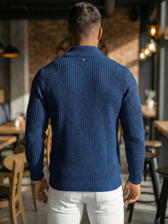 Sweter męski granatowy OZONEE NB/MM6020/6Z