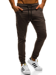 Штани чоловічі джоггери Коричневi OZONEE A/0853