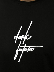 T-Shirt bez rękawów męski czarno-biały OZONEE MACH/M1176