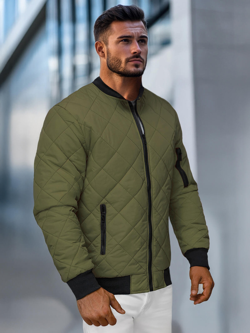 Куртка Чоловіча Зелена OZONEE JS/MY01Z