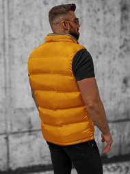 Kamizelka męska pikowana żółta OZONEE N/7131Z
