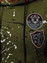 Bluza męska zielona OZONEE JS/DD275Z