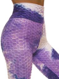 Legginsy damskie fioletowe OZONEE JS/YW88025