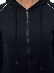 Komplet dresowy trzyczęściowy czarny OZONEE JS/YW06018/1/11