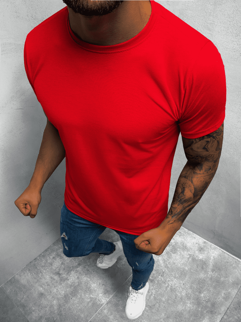 Футболка чоловіча Червонi OZONEE O/BL83