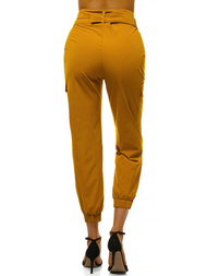Жіночі штани Джогер Жовтi OZONEE O/HM001