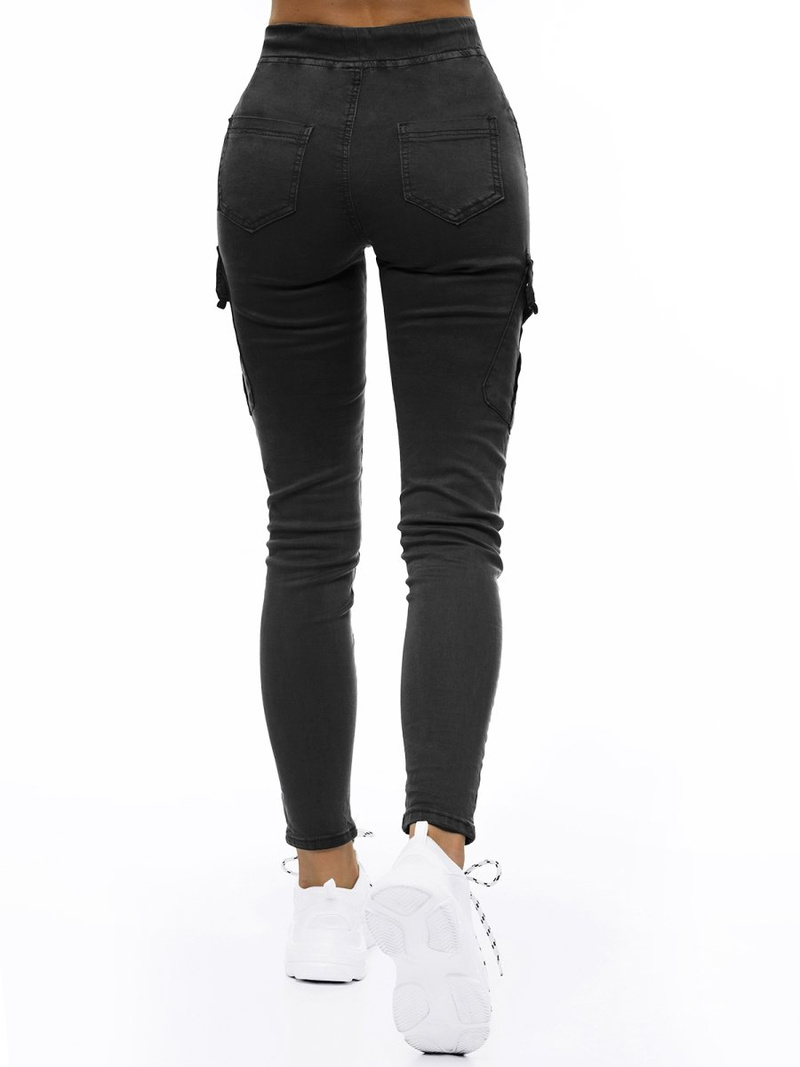 Штани Жіночі джоггери Чорнi OZONEE O/LC647/1