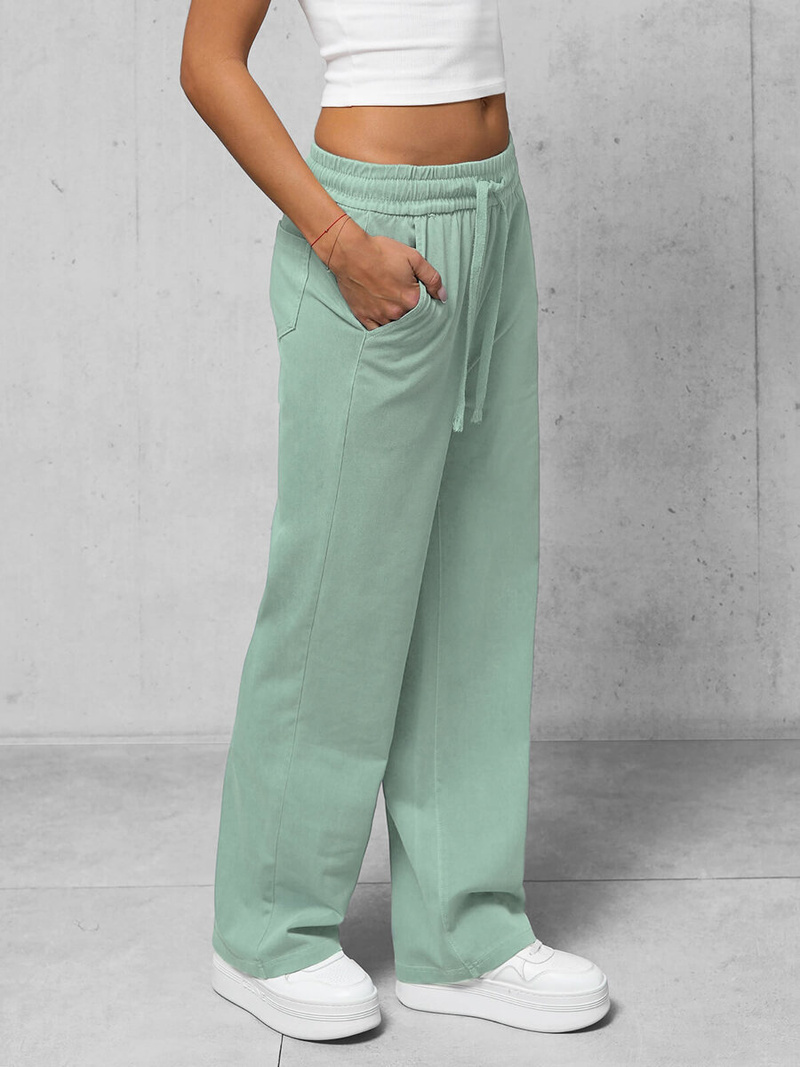 Штани Жіночі джинсові м'ятна OZONEE O/330097