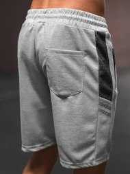 Spodenki dresowe męskie szare OZONEE O/WW20017/2