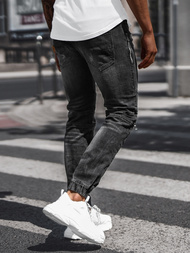 Чоловічі джинси джоггери Чорнi OZONEE NB/MP0077N