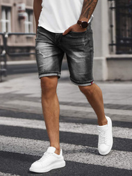 Spodenki męskie jeansowe czarne OZONEE NB/MP0044NZ