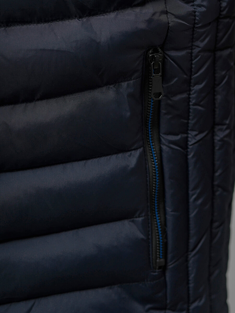 Безрукавка чоловіча tемно-cиня OZONEE N/7133Z