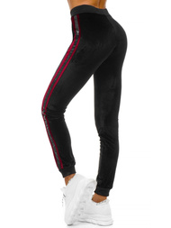 Spodnie dresowe damskie czarne OZONEE O/82275