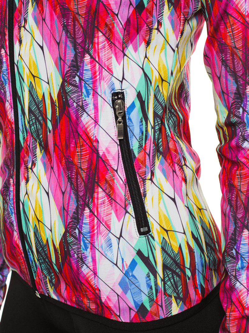 Komplet sportowy trzyczęściowy damski kolorowy OZONEE O/MS010