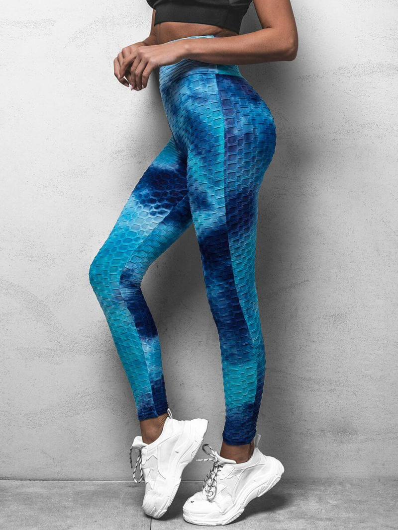 Legginsy damskie niebieskie OZONEE JS/YW88026Z