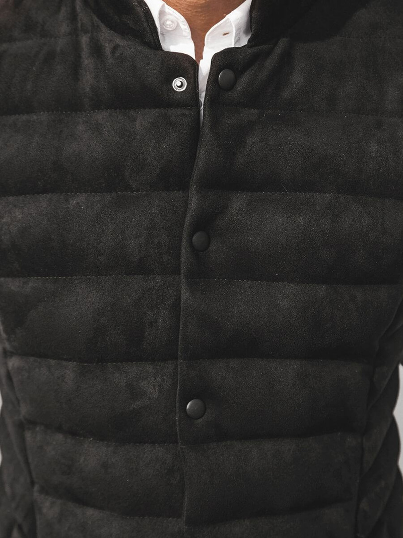 Безрукавка чоловіча Чорна OZONEE DE/2094