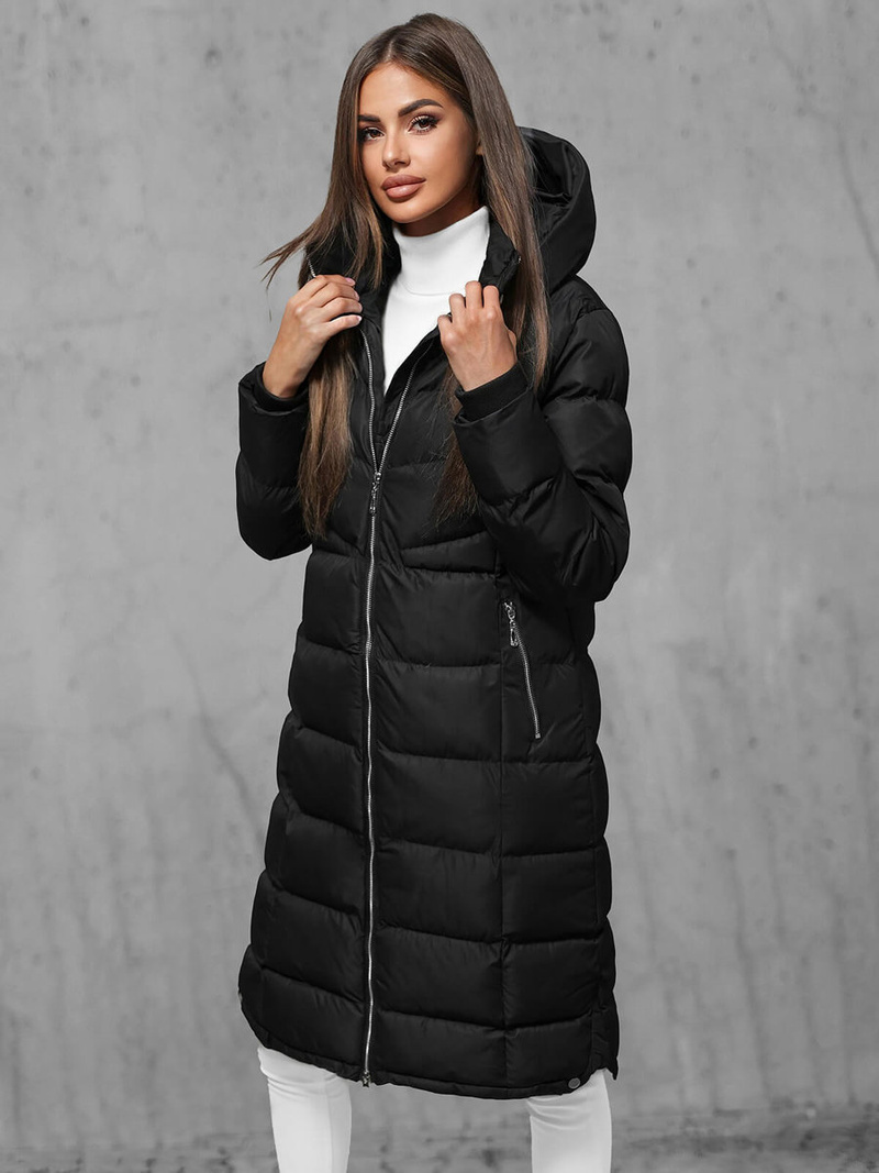 Куртка жіноча чорна OZONEE JS/M736/392