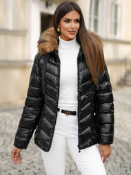 Куртка жіноча Чорно-Коричнева OZONEE JS/5M3138/392BZ