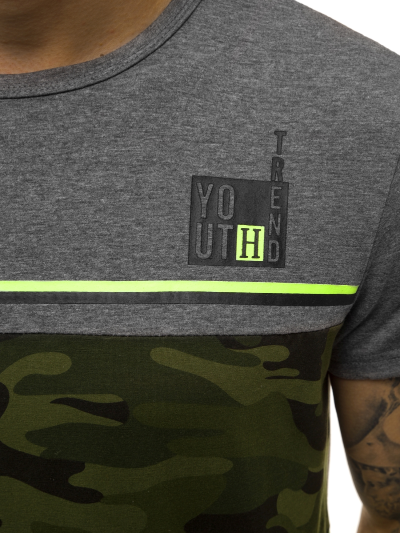 Футболка чоловіча Темно-сірий OZONEE JS/SS10979Z