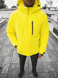 Kurtka zimowa męska żółta OZONEE JS/HH011/26Z