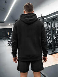 Bluza z kapturem męska czarna OZONEE JS/8B1736/3