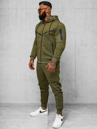 Komplet dresowy męski zielony OZONEE JS/27C6503/29