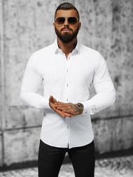 Koszula męska biała OZONEE O/V12